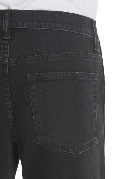 Shop Khaite Wendell Wide Leg Crop Jeans In Stoned Black