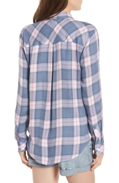 Shop Rails Hunter Plaid Shirt In Indigo Berry