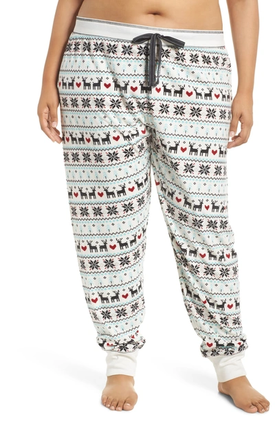 Pj Salvage Velour Pajama Pants In Natural