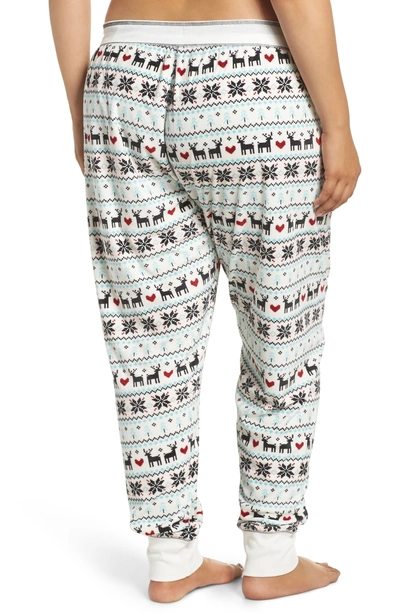 Pj Salvage Velour Pajama Pants In Natural