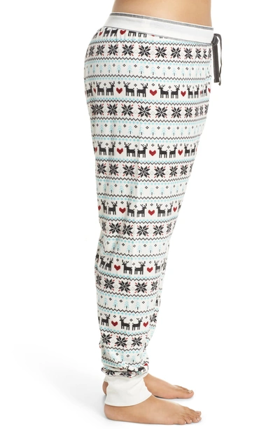 Pj Salvage Velour Pajama Pants In Natural