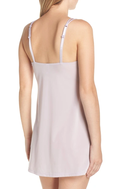 Shop Wacoal Lace Affair Chemise In Lilac Marble / Pastel Lilac