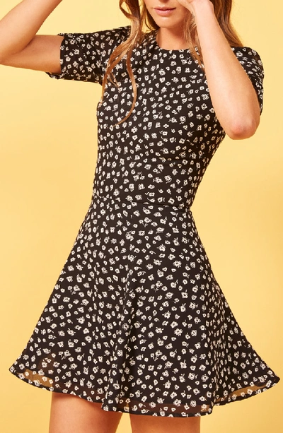 Shop Reformation Gracie Ruched Sleeve Minidress In Vermont