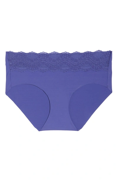 Shop B.tempt'd By Wacoal B.bare Hipster Panties In Navy Blue