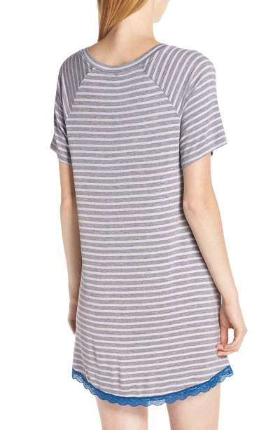 Shop Honeydew Intimates All American Sleep Shirt In Tranquil Stripe