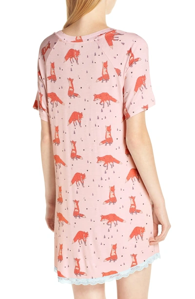 Shop Honeydew Intimates All American Sleep Shirt In Glisten Foxes