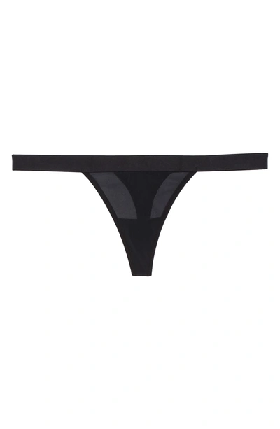 Shop Negative Underwear Sieve Thong In Black