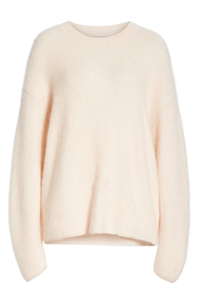 Shop Vince Oversize Sweater In Desert Rose/ Cream