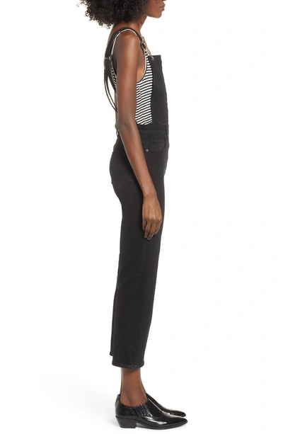 Shop Hudson Avalon Zip Front Crop Overalls In Swoon