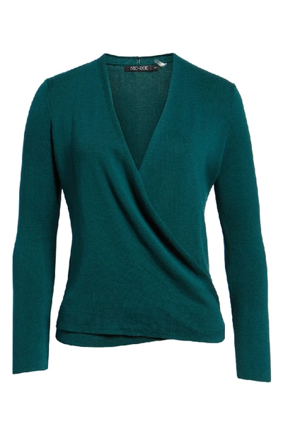 Shop Nic + Zoe 4-way Convertible Lightweight Cardigan In Emerald Heather