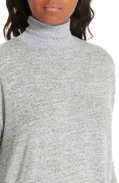 Shop Rag & Bone Bowery Knit Turtleneck In Light Heather Grey