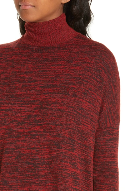 Shop Rag & Bone Bowery Knit Turtleneck In Candy Red