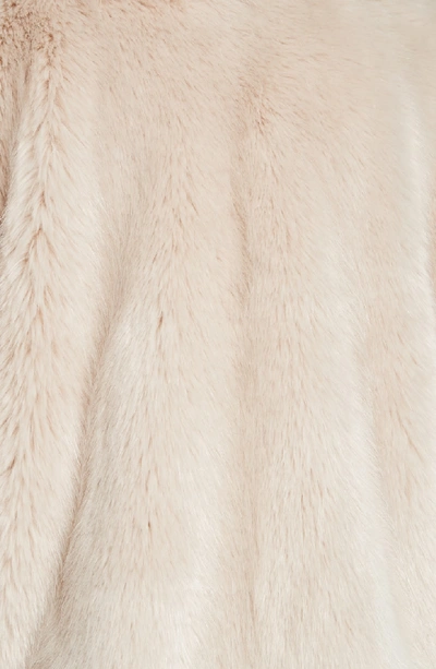 Shop Helmut Lang Faux Fur Coat In Oatmeal