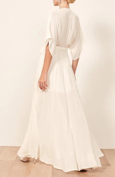 Shop Reformation Winslow Maxi Dress In Ivory