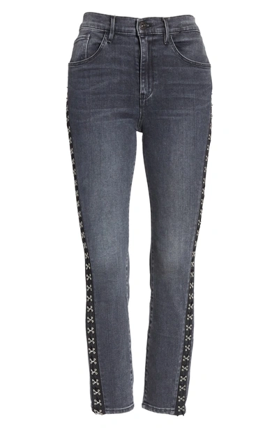 Shop 3x1 Corset Detail Ankle Skinny Jeans In Edda