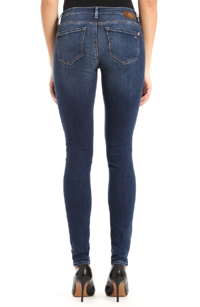 Shop Mavi Jeans Adriana Skinny Jeans In Dark Indigo Tribeca