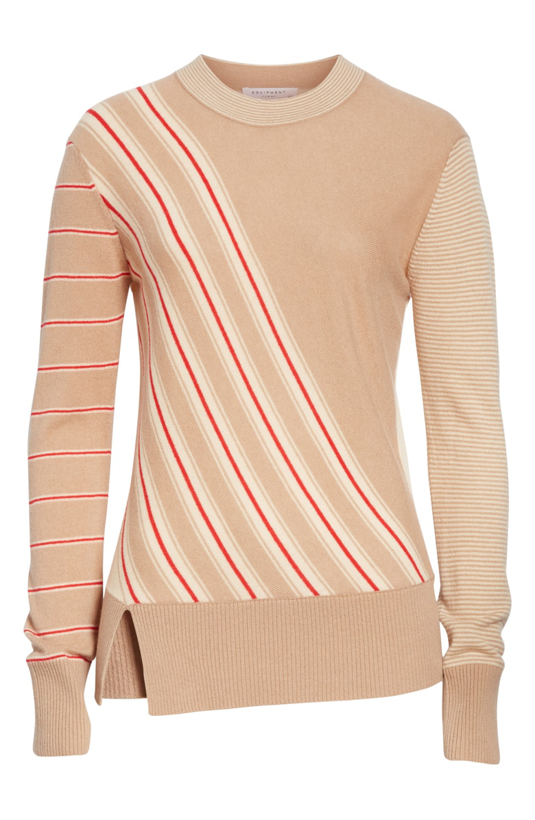 Equipment Eletra Cashmere Sweater In Camel New Nude | ModeSens