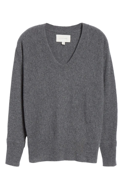 Shop Brochu Walker Fona Cashmere Sweater In Steel Melange