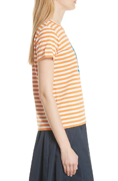 Shop Tory Sport Little Grumps Stripe Tee In Classic Stripe