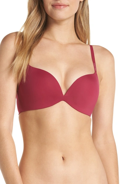 Calvin Klein Form Convertible Deep Plunge Push-up Wireless Bra In Maggie