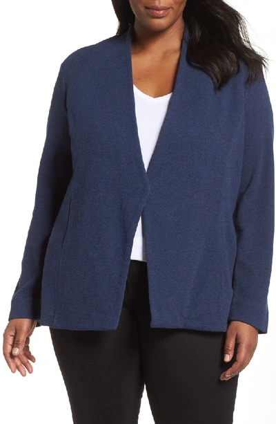 Shop Nic + Zoe Sleek All Day Blazer In Blue Indigo