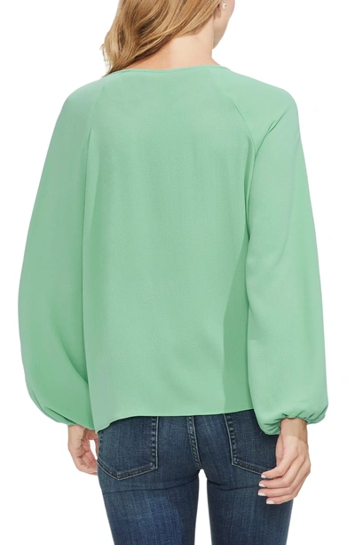 Shop Vince Camuto Tie Blouse In Green Bay