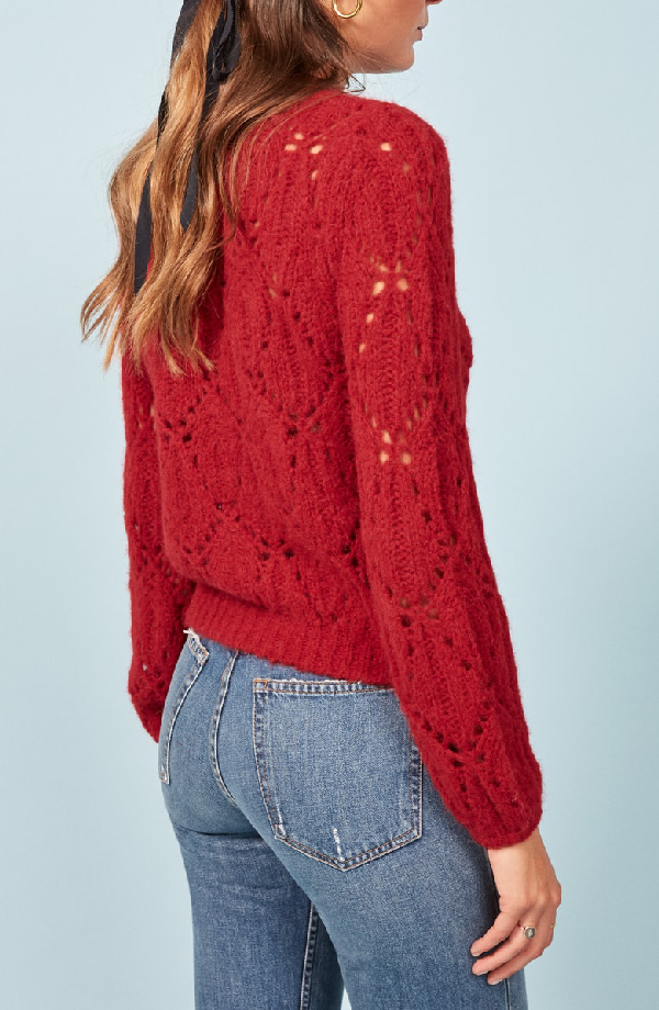 reformation jessie sweater