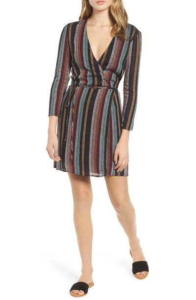 Rails Lola Metallic Wrap Dress In Varadero Stripe | ModeSens