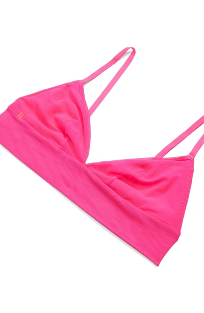 Shop Stance Triangle Bralette In Pink