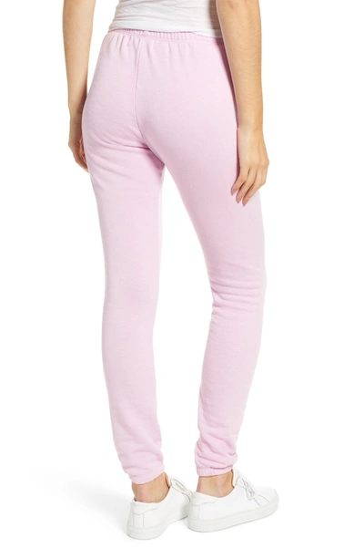 Shop Wildfox Knox Jogger Pants In Orchid