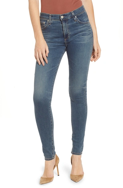 Shop Ag The Farrah High Waist Skinny Jeans In 12y Tenacious