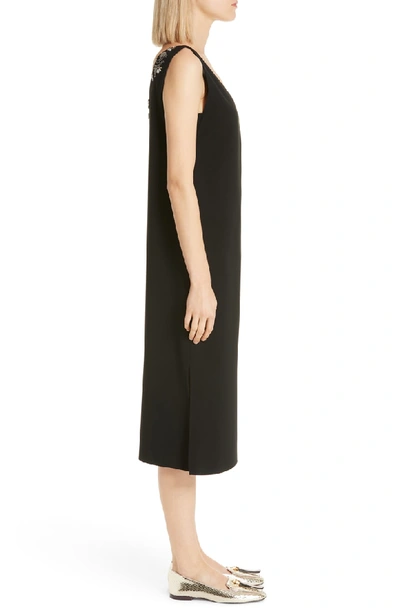 Shop Lafayette 148 Dante Embellished Dress In Black