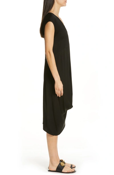 Shop Zero + Maria Cornejo Loop Drape Dress In Black