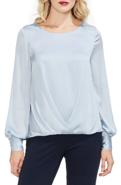 Shop Vince Camuto Puff Sleeve Blouse In Northern Lights