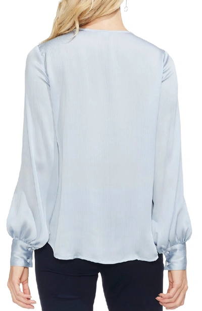 Shop Vince Camuto Puff Sleeve Blouse In Northern Lights