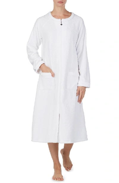 Shop Eileen West Short Fleece Robe In White