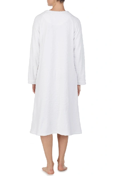 Shop Eileen West Short Fleece Robe In White