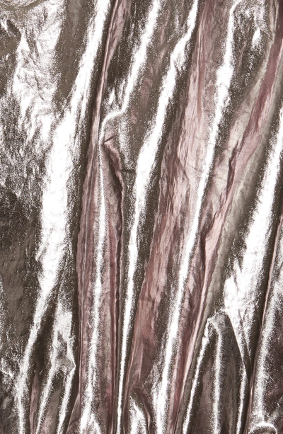 Shop Grey Jason Wu Metallic Foil Jacket In Silver