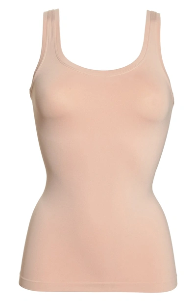 Shop Hanro 'touch Feeling' Tank In Tender Apricot