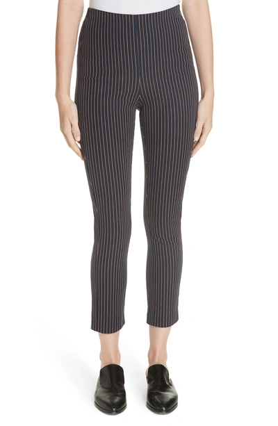 Shop Derek Lam 10 Crosby Back Zip Leggings In Midnight Multi