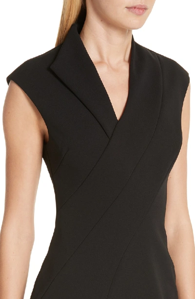 Shop Ted Baker Geodese Faux Wrap Pencil Dress In Black