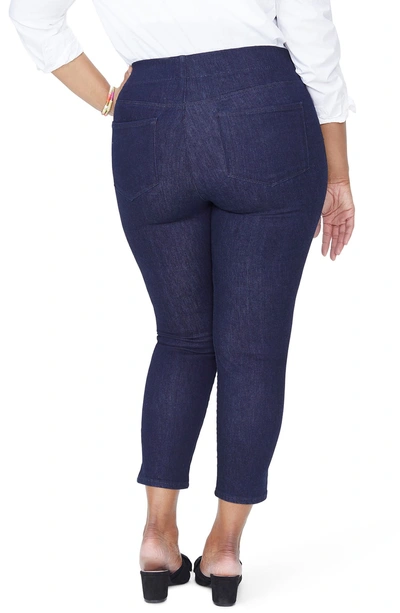 Shop Nydj Alina Ankle Skinny Denim Leggings In Rinse