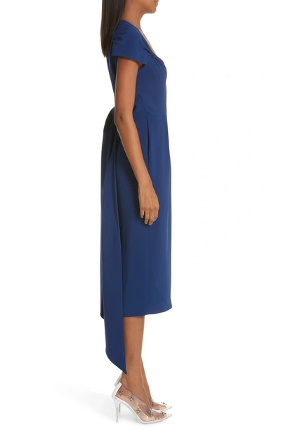 Shop Stella Mccartney Midi Dress In Blue