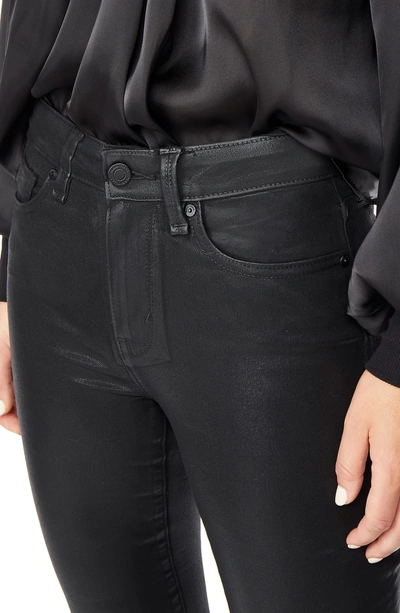 Shop Habitual Coated Kick Flare Jeans In Black