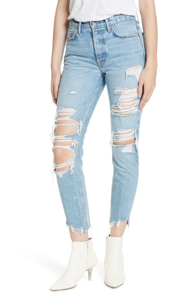 Shop Grlfrnd Karolina Ripped Skinny Jeans In Guess Again