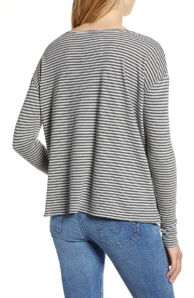 Shop Frank & Eileen Tee Lab Core Long Sleeve Tee In Dime Stripe