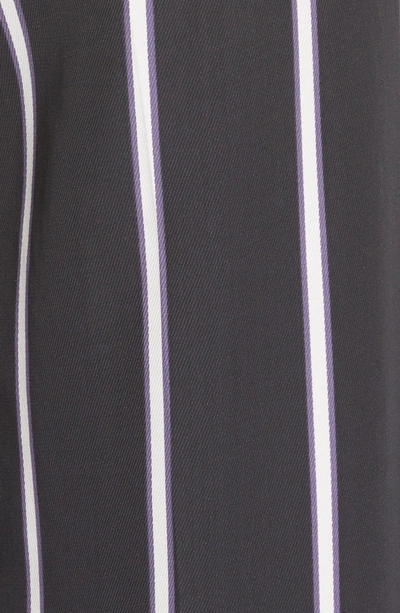 Shop Equipment Arwen Stripe Wide Leg Trousers In Eclipse Noir Vi