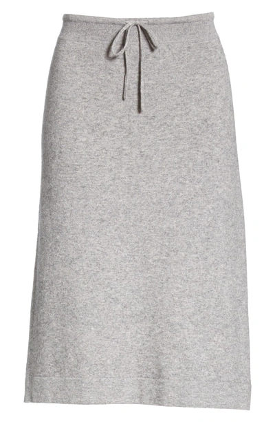 Shop Vince Knit Skirt In H Steel