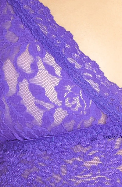 Shop Hanky Panky 'signature Lace' Bralette In Electric Purple