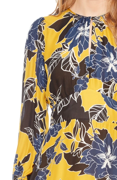Shop Parker Hayley Floral Dress In Canary Gianna